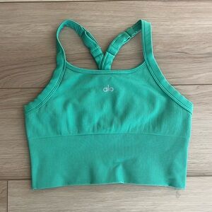 Alo Yoga Seamless Ribbed Favorite Bra Tank